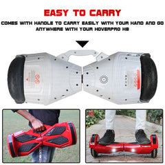 H8 White Hoverboard with Remote, Bag and Long Range Battery