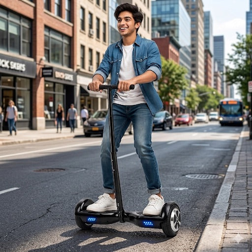 Hoverpro H6 Handle Attachment | Convert Hoverboard into Segway | Adjustable Handlebar for Kids & Adults