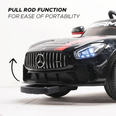 Emotorad Formula Fun Mercedes-Amg Gt4 Toy Ride-On Car (Black-Red), 3-6 Years