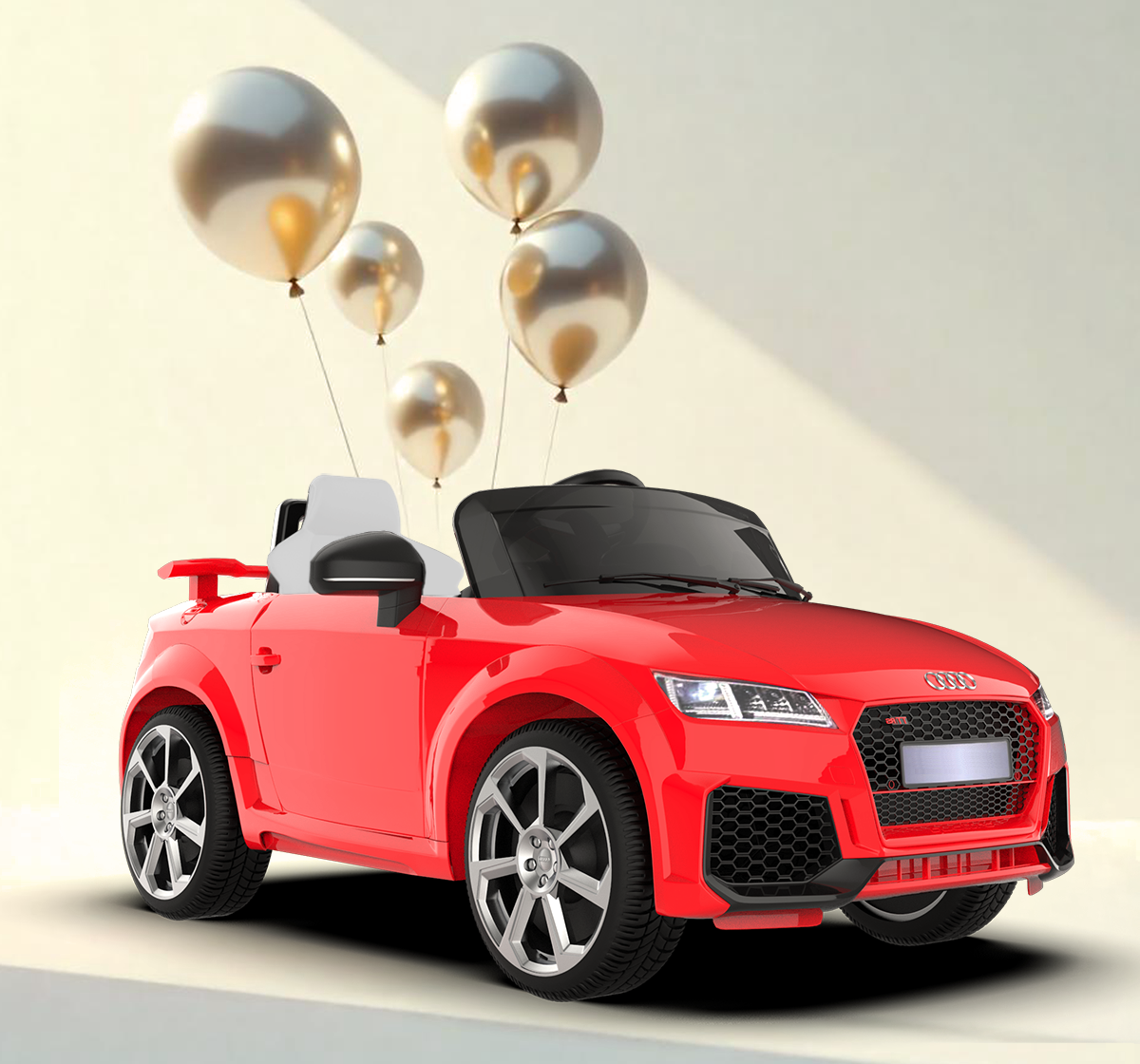 EMotorad Formula Fun AUDI TTRS TOY CAR (Red), 3Y+
