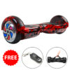 Red redfire printed hoverboard