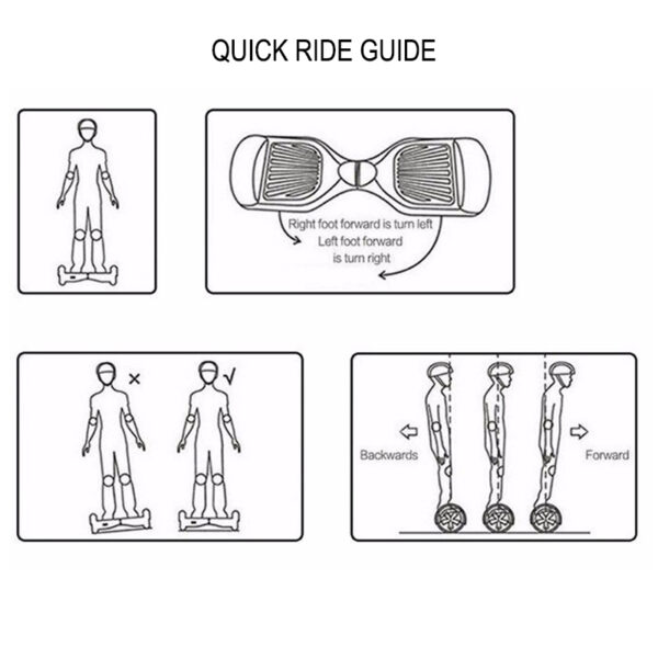 hoverboard quick ride guide instructional picture