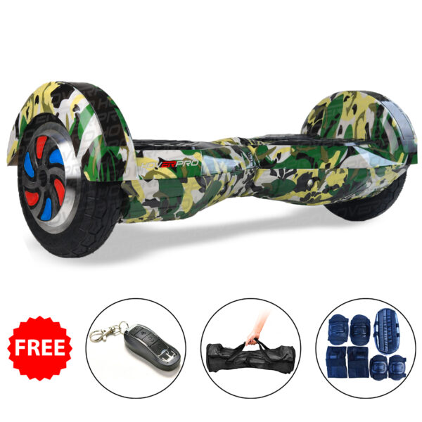 military camouflage hoverboard 8inch best price in india