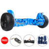 blue military printed hummer off-road all terrain hoverboard hoverpro