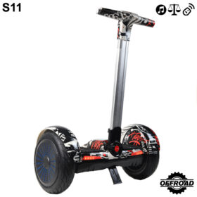 street with handle hoverboard segway