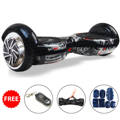 H7 French Street Dual Tone (Matt Finish) Hoverboard with Alloy Wheel