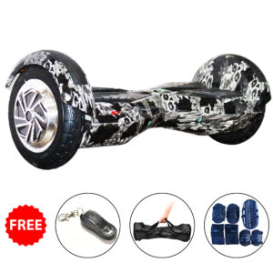 H8 Street Hoverboard with Remote, Bag, Long Range Battery and Alloy Wheel